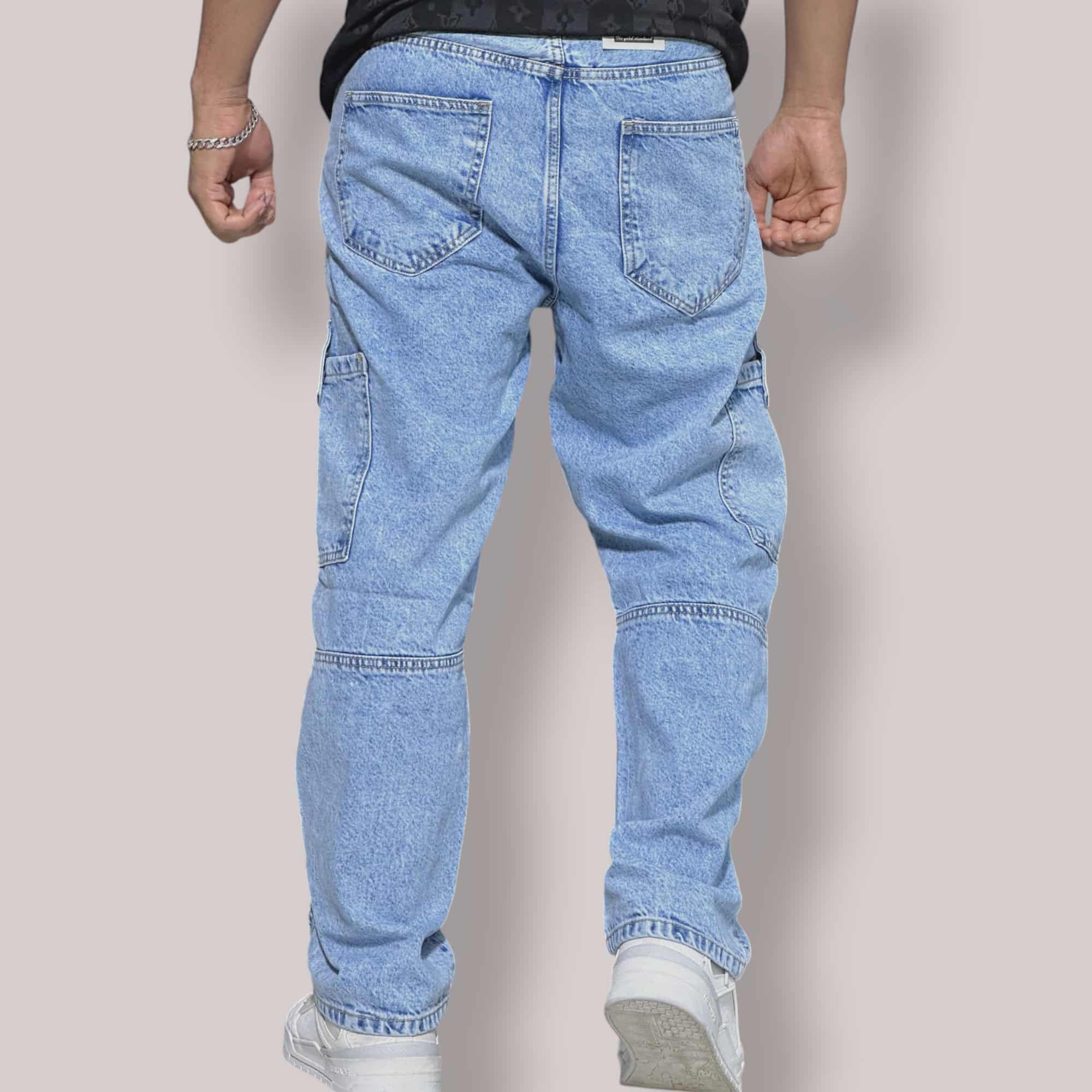 8d38e658-d751-476a-b6a4-a4e003844ca1 1A DENIM BAGGY PANT LIGHT CODE-1783 - Image 2