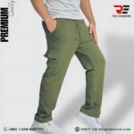 CARGO BAGGI PANT OLIVE COLOUR CODE-429
