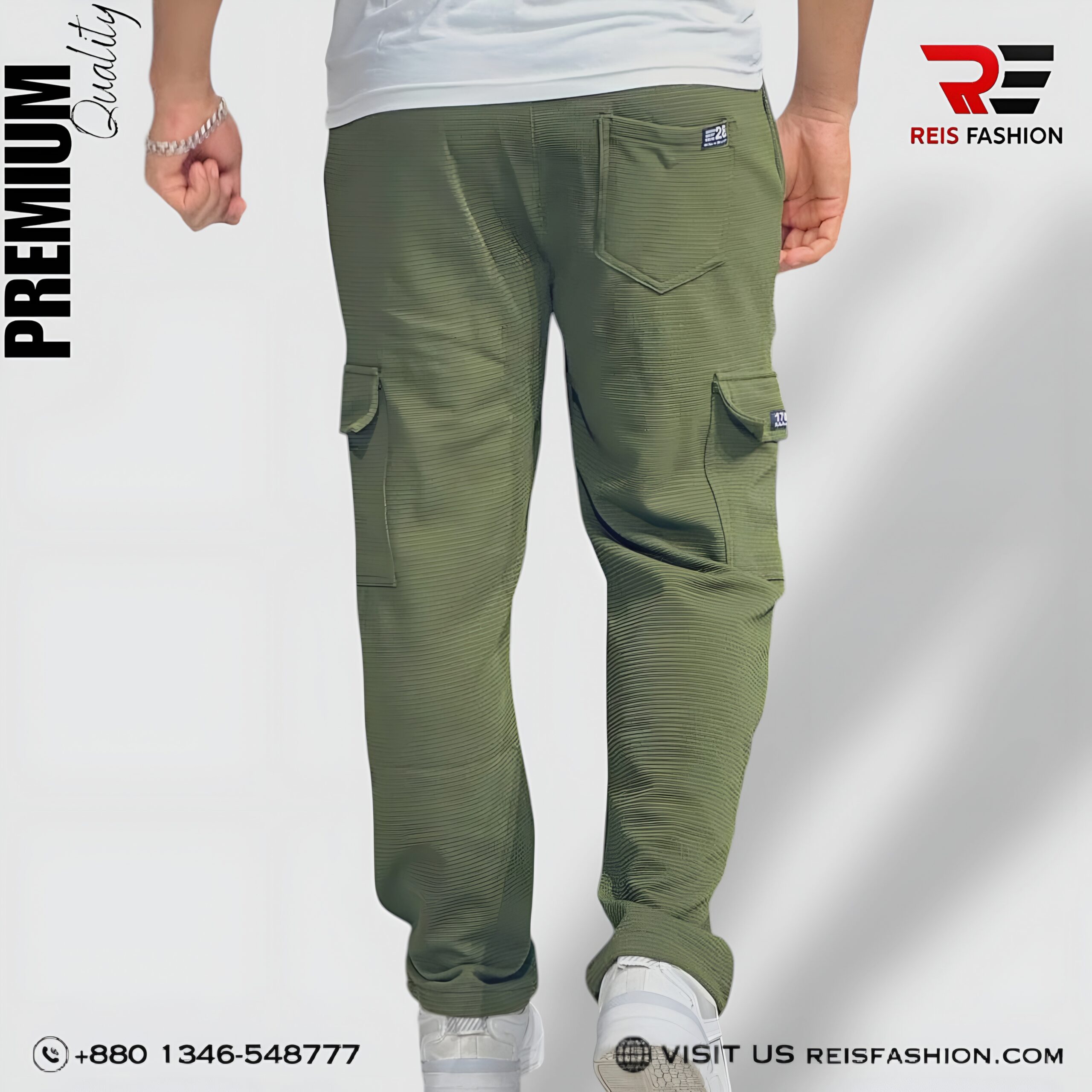Picsart_25-10-08_15-34-46-587 CARGO BAGGI PANT OLIVE COLOUR CODE-429 - Image 2