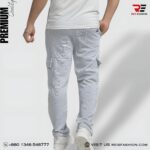 CARGO BAGGI PANT CODE LIGHT GREY COLOUR -430 - Image 2