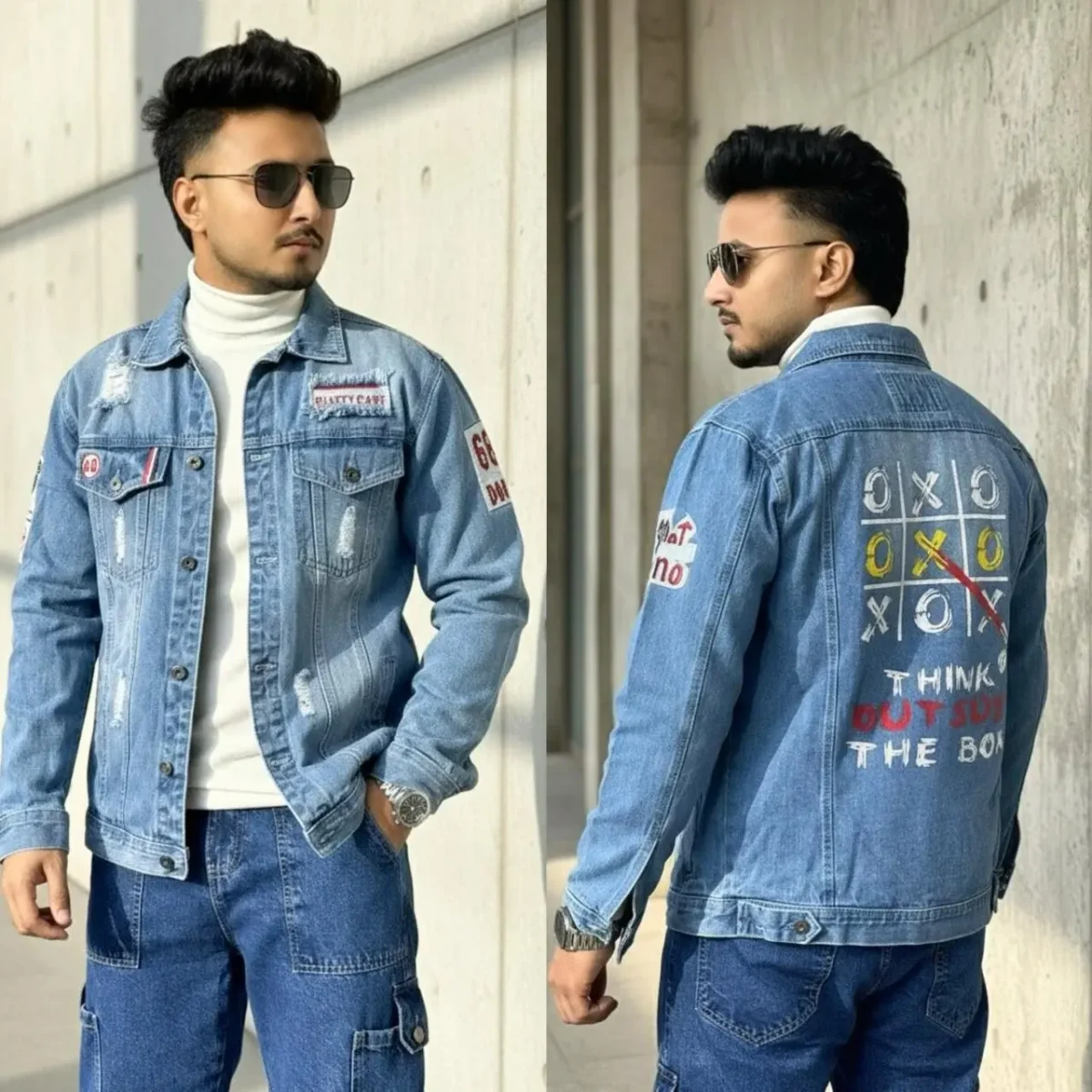 1-DENIM PRINT JACKET CODE-DPJ60