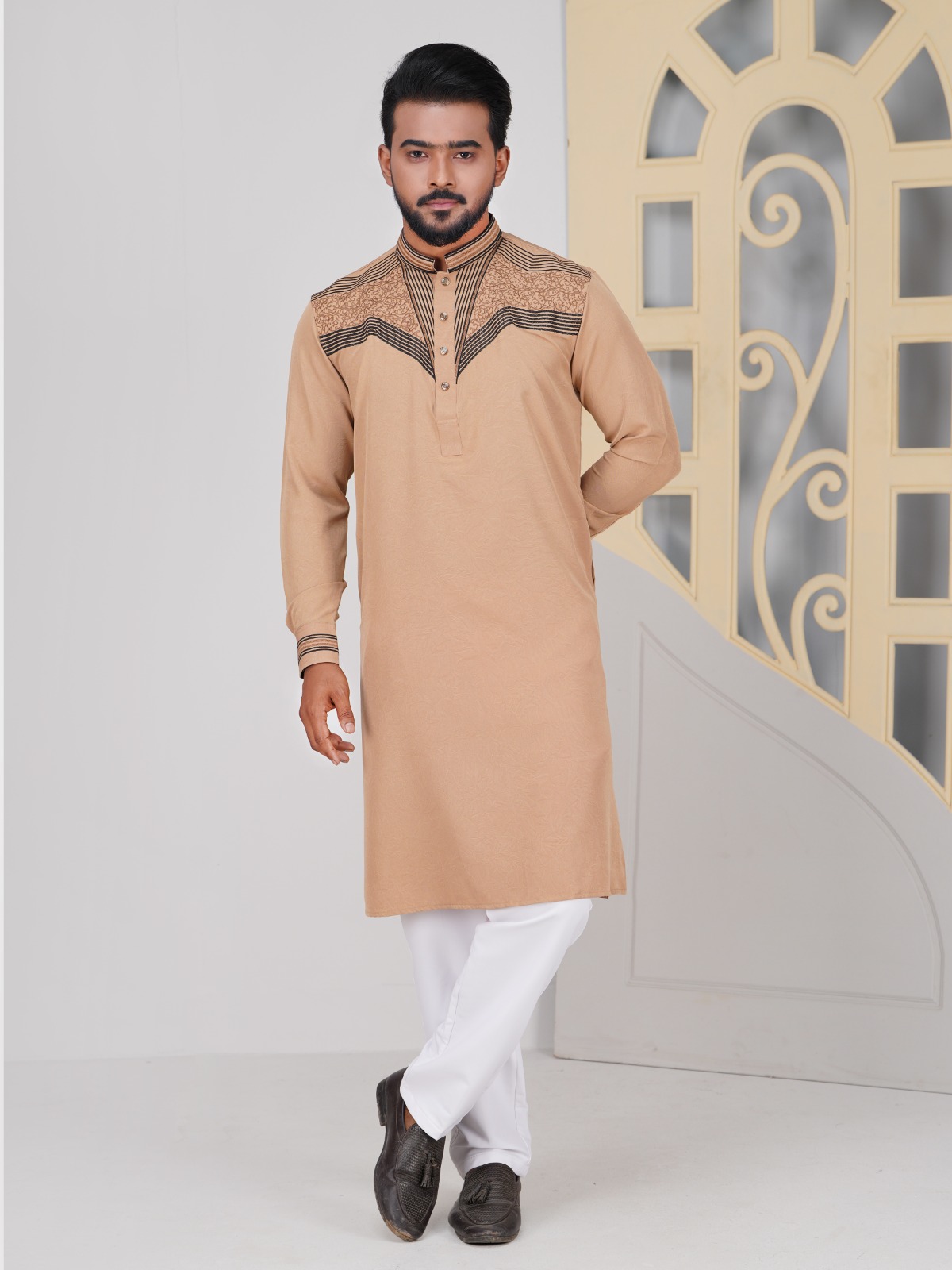 IMG-20260219-WA0064 ELEGANT EMBROIDERED PANJABI CODE-OP04 - Image 1